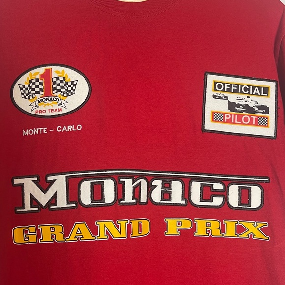 NWT F1 Monaco Grand Prix Racecar Official Product Automobile Club Shirt Size L - Picture 2 of 12